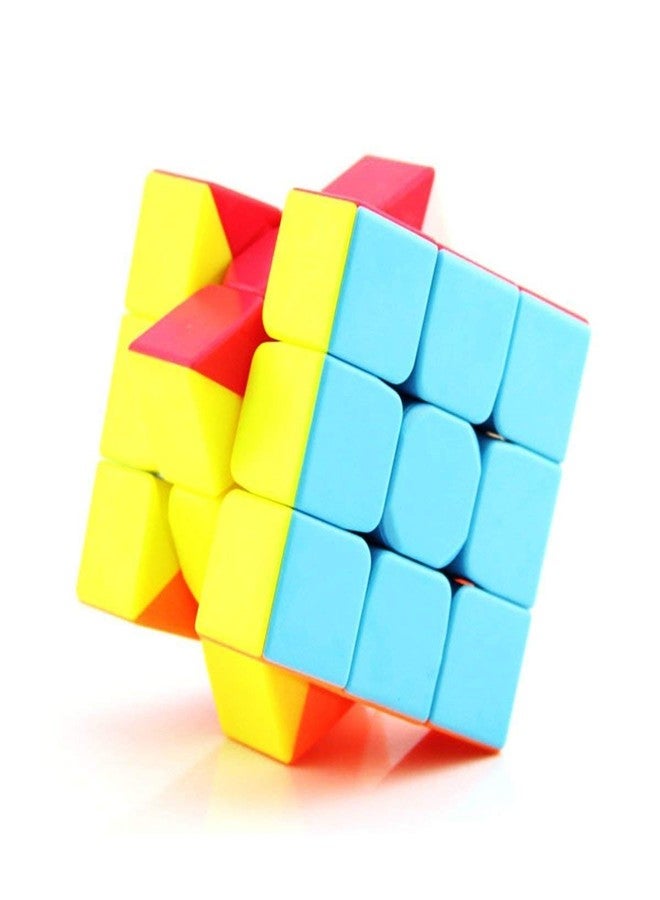 PULSBERY لعبة مكعب روبيك السحري من بولسبري للأطفال - مكعب روبيك سريع 3 × 3 × 3، هدية للأطفال (1 × مكعب روبيك) (قطعة واحدة) - Image 1